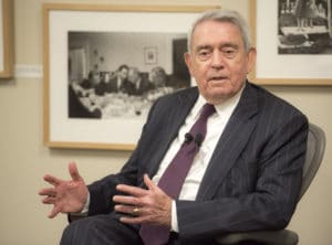 Dan Rather at LBJ Library
